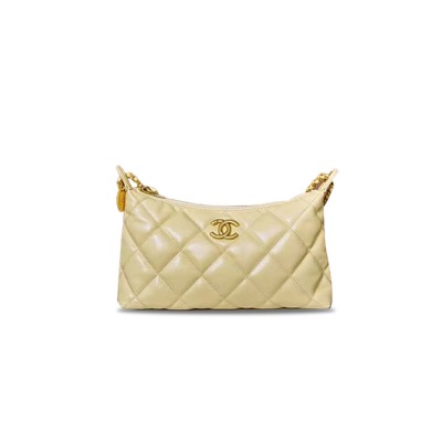 CHANEL 25S HOBO YELLOW UNDERARM BAG AS5528 (25*15*7cm)